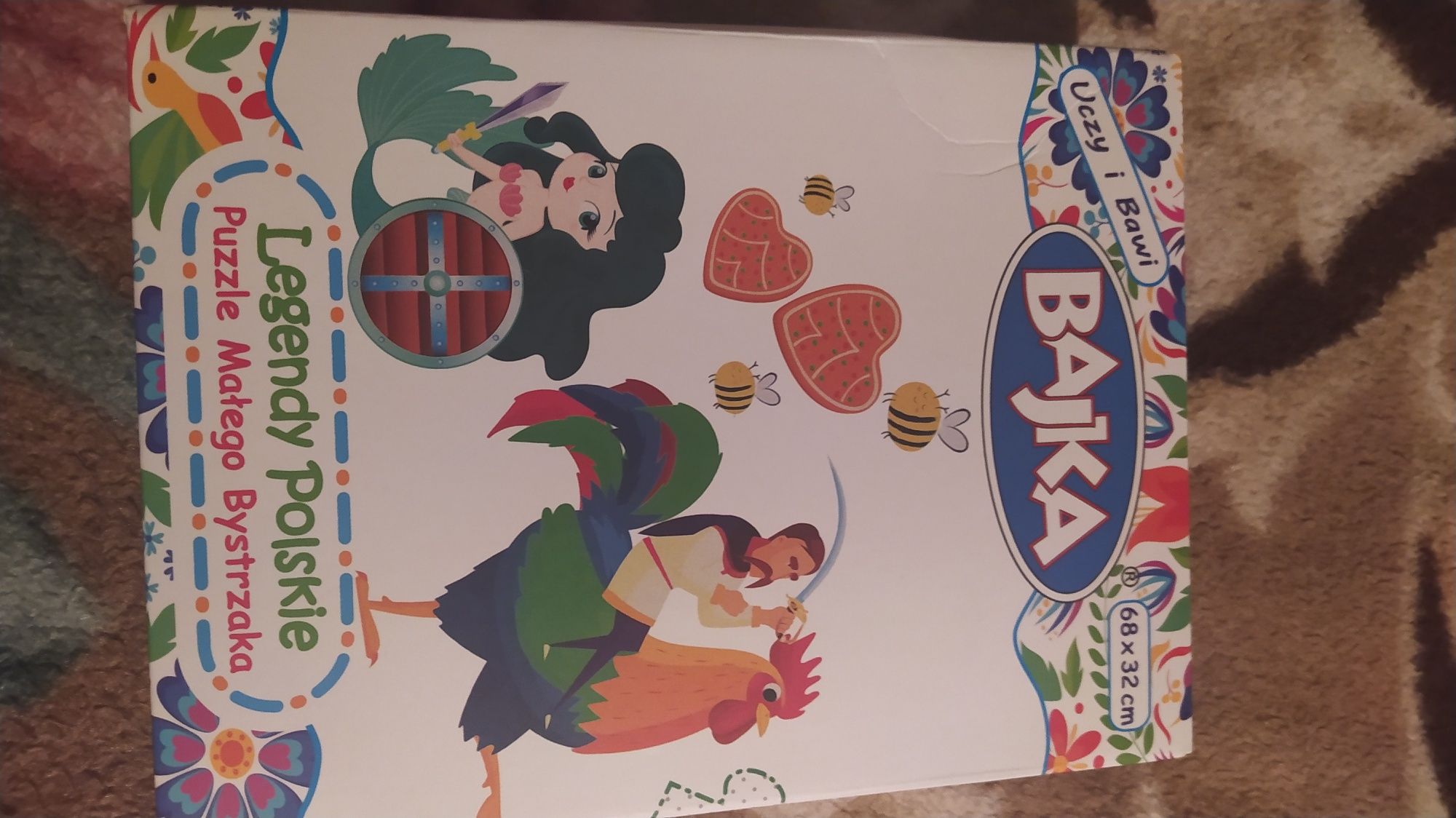 Zestaw puzzle i gra planszowa Bajka 5+
