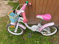 Rower dla dziewczynki Romet Tola 16 Gratis kółka boczne, + uchwyt