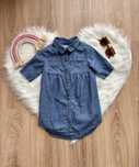 Old navy sukienka tunika jeansowa dżinsowa 98 104 błękitna niebieska