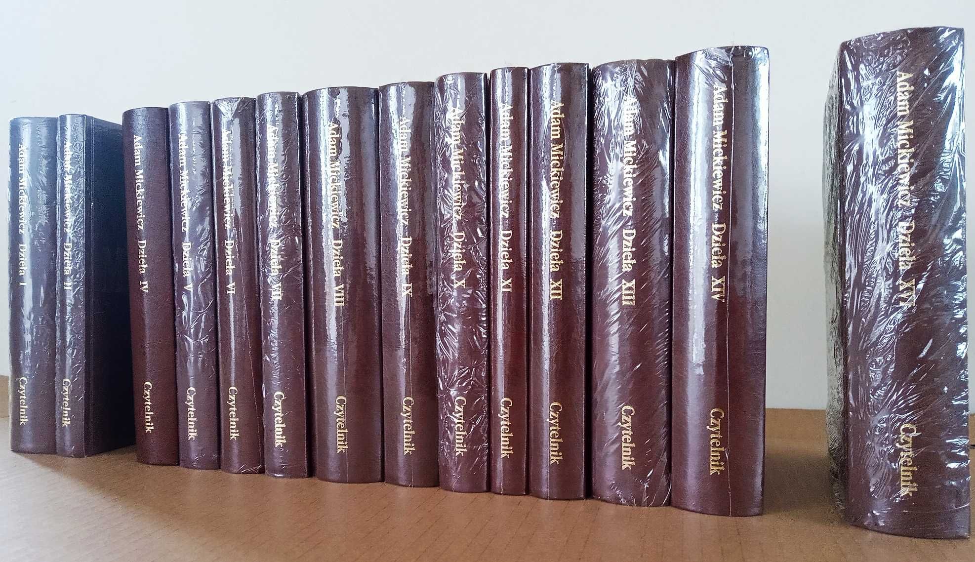 Mickiewicz "Dzieła" tomy I,II,IV-XIV,XVI NOWE! brak tomu III,XV,XVII.