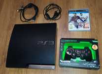 PS 3 slim 320GB # zestaw # gry GTA V FIFA 14 Metro # Playstation3