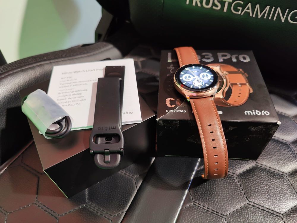 Smartwatch Mibro Light 3PRO c/ duas pulseiras