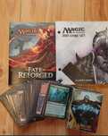 Stare karty Magic the Gathering 62 sztuki folia instrukcje do kart