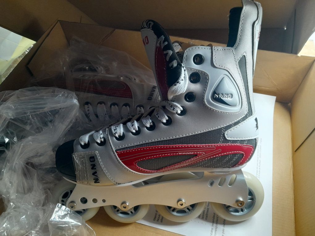 rolki Nano in-line skates ABEC 7, rozmiar 40 model pw-405e wiązane