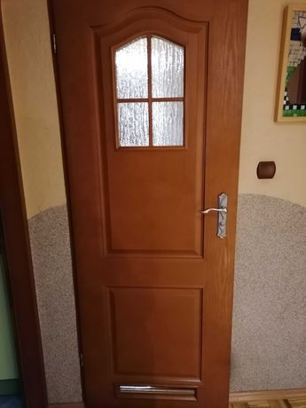 drzwi łazienkowe 70 cm LEWE Włoszczowa +ościeżnica+klamka