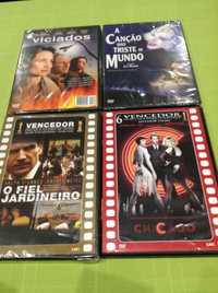 conjunto de quatro filmes em DVD