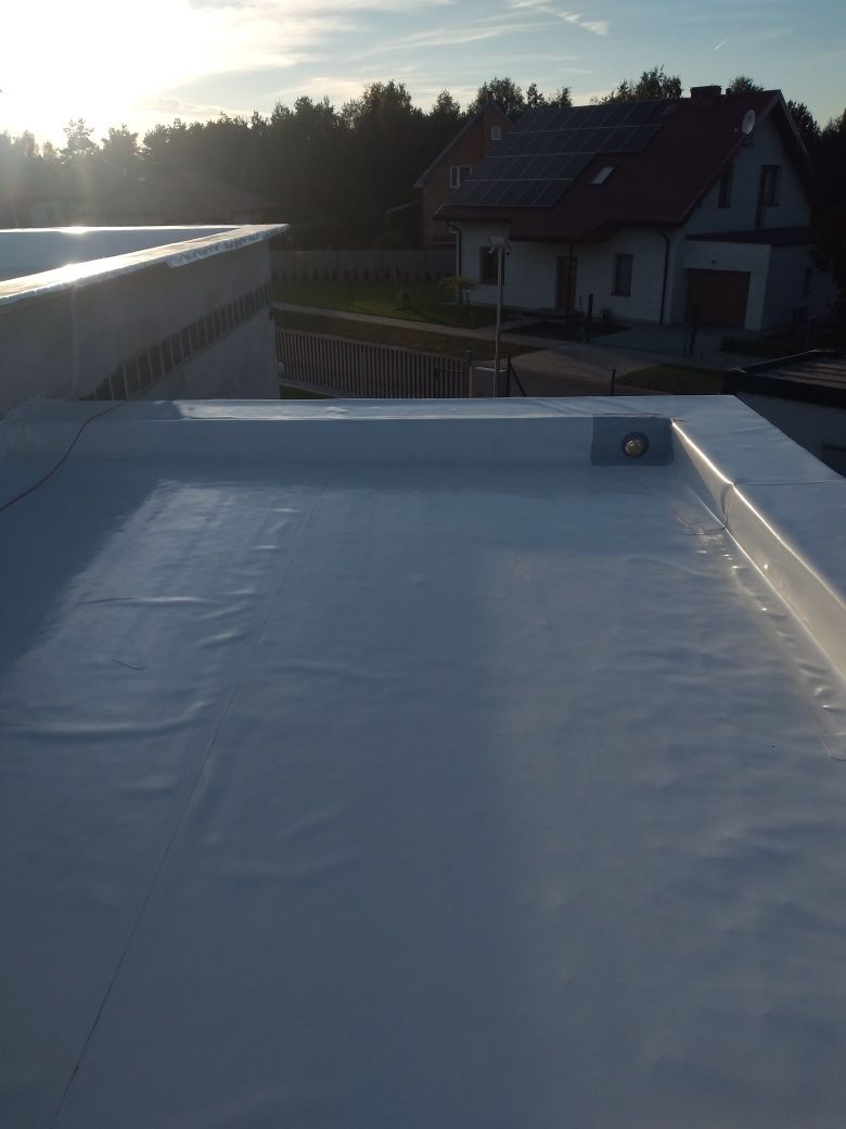 Dekarz-izolacja membraną pcv i epdm dachy płaskie ,tarasy ,balkony