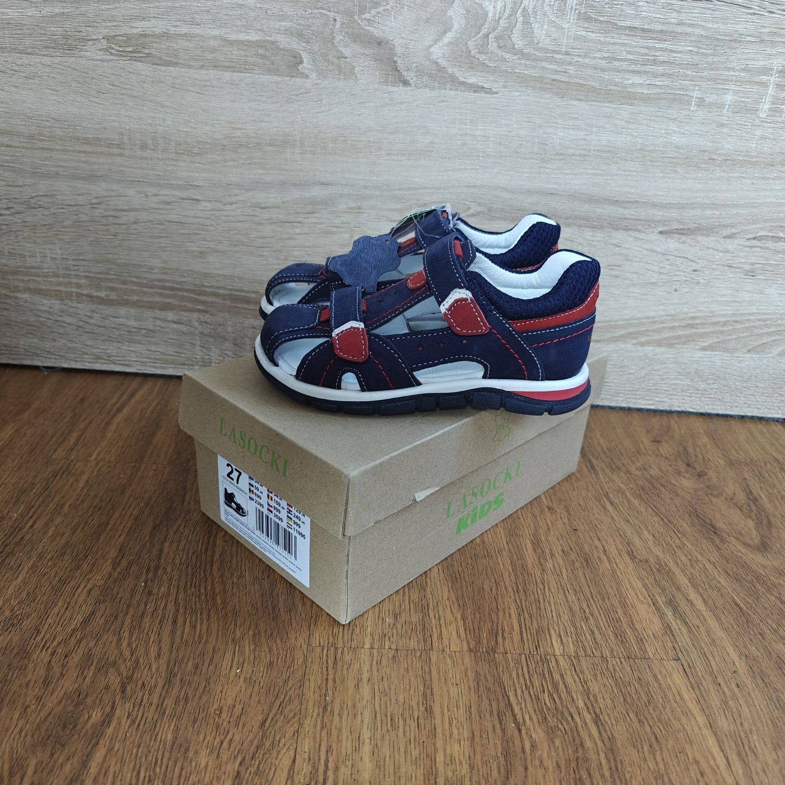 Sandały sandałki chłopiec 27 Lasocki nowe
