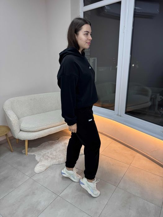 Флісовий костюм жіночий зимовий S M L XL XXL чорний мокко сіро-голубий