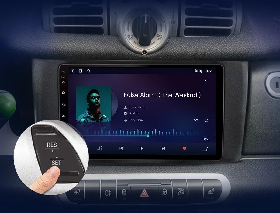 Radio dla Smart Fortwo 2011 - 2015 CarPlay i Android Auto