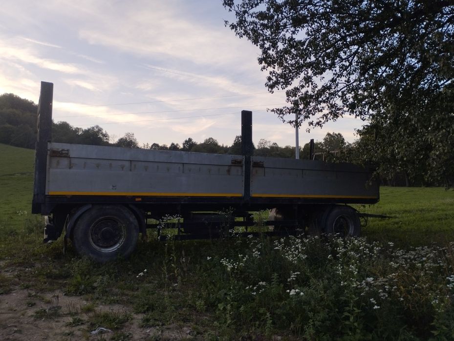 Przyczepa budowlana platforma do bel Schwarzmuller 18t dmc