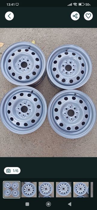 Диски железные 4*98 R14  комплект