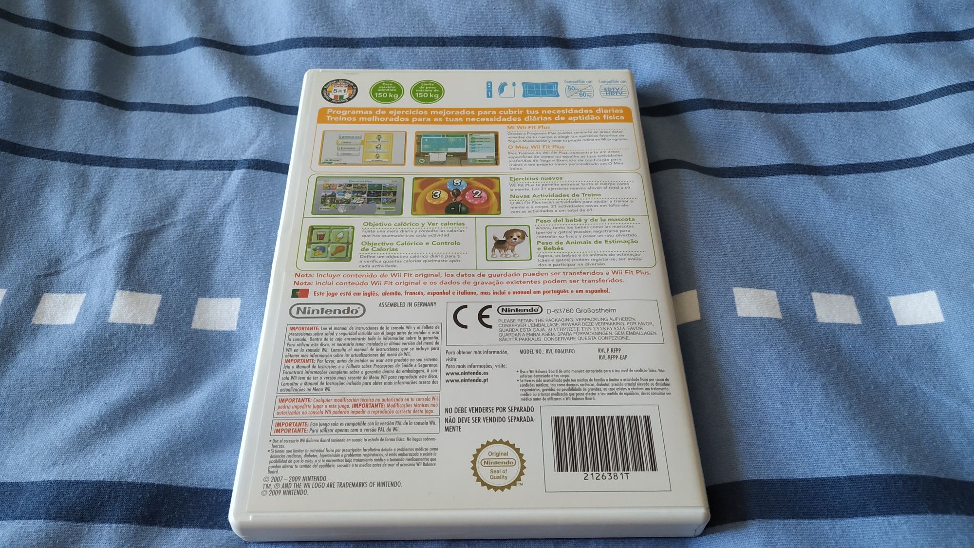 Wii Fit Plus + Wii Balance Board (Pouco Usado)