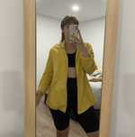 Casaco amarelo - Tamanho S/M