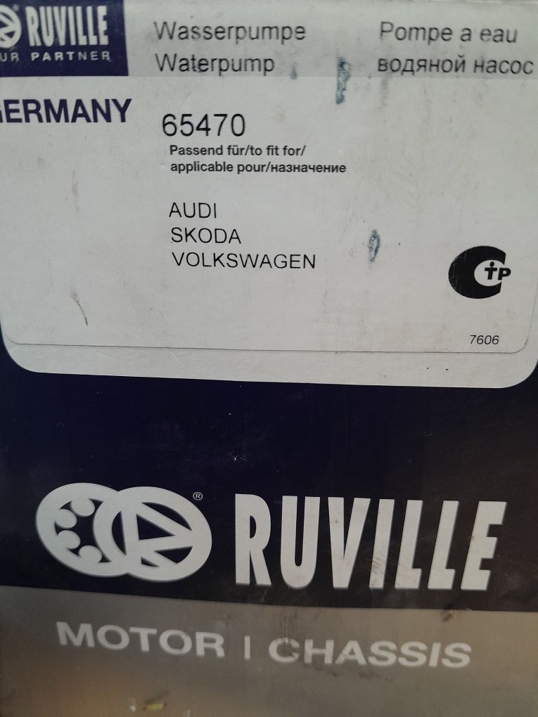 Pompa wody Rouvile 65470 Audi A4 1.9 TDi 95-