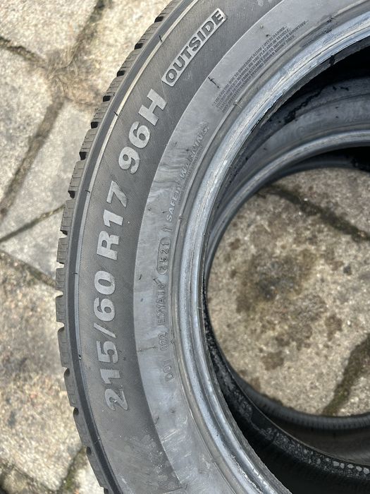 62 Opony Zimowe KUMHO 215/60/17 jak NOWE
