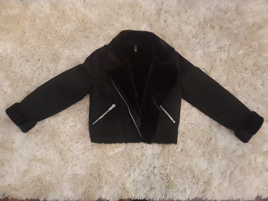 Zara Kurtka w stylu motocyklowym M wersja zimowa
