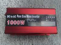 Якісний  інвертор з чистим синусом з 12v на 220v 1000w