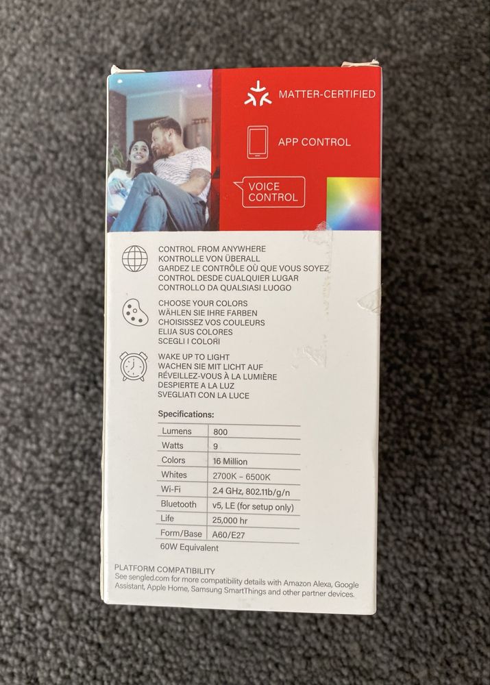 Żarówka LED Sengled Smart WiFi E27 9 W