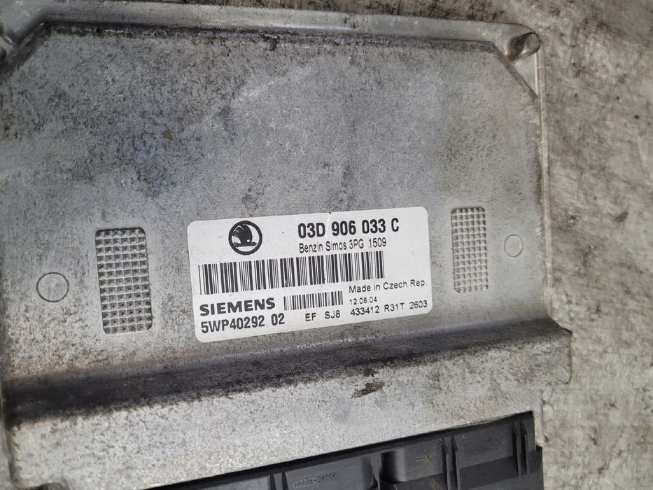 Sterownik Komputer Silnika Oe 03D906033C Skoda Fabia I 1.2B