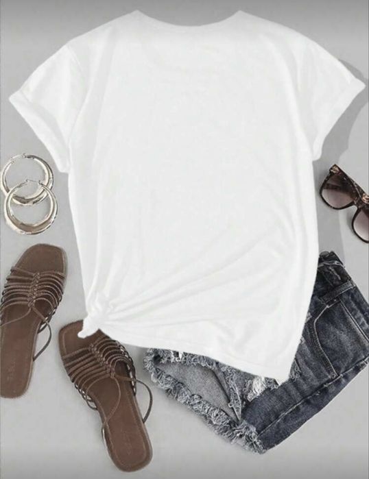 Koszulka damska  „Santorini – Greece”, rozmiar M