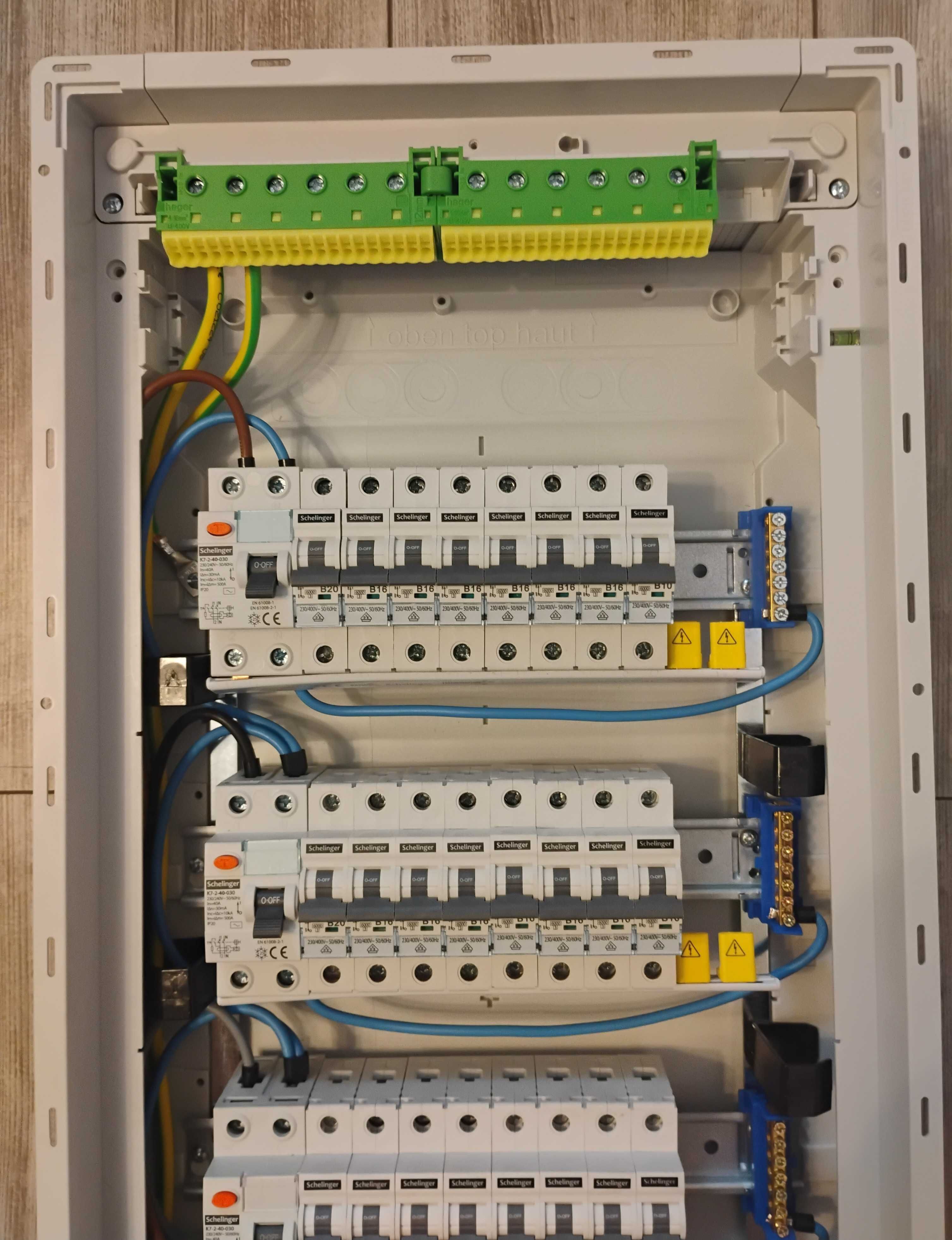 Skrzynka elektryczna rozdzielnia rozdzielnica