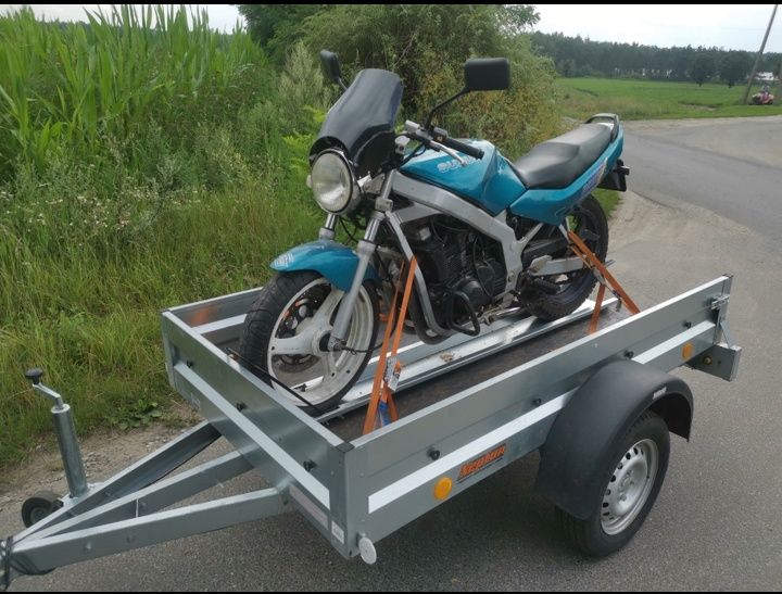 Wypożyczalnia, najem przyczepki samochodowej, motocyklowej quad najazd
