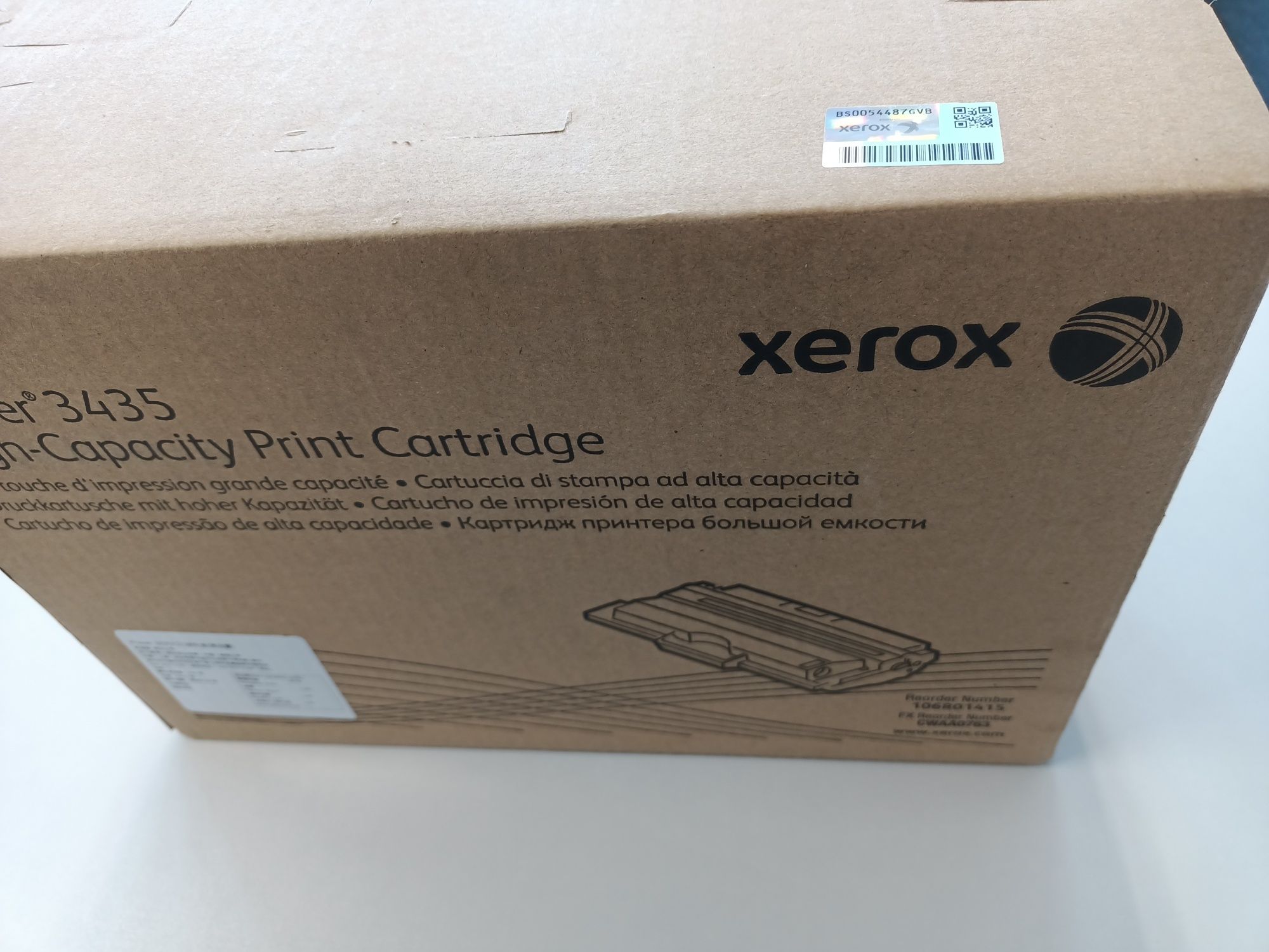 Xerox 106R01415 toner czarny, oryginalny