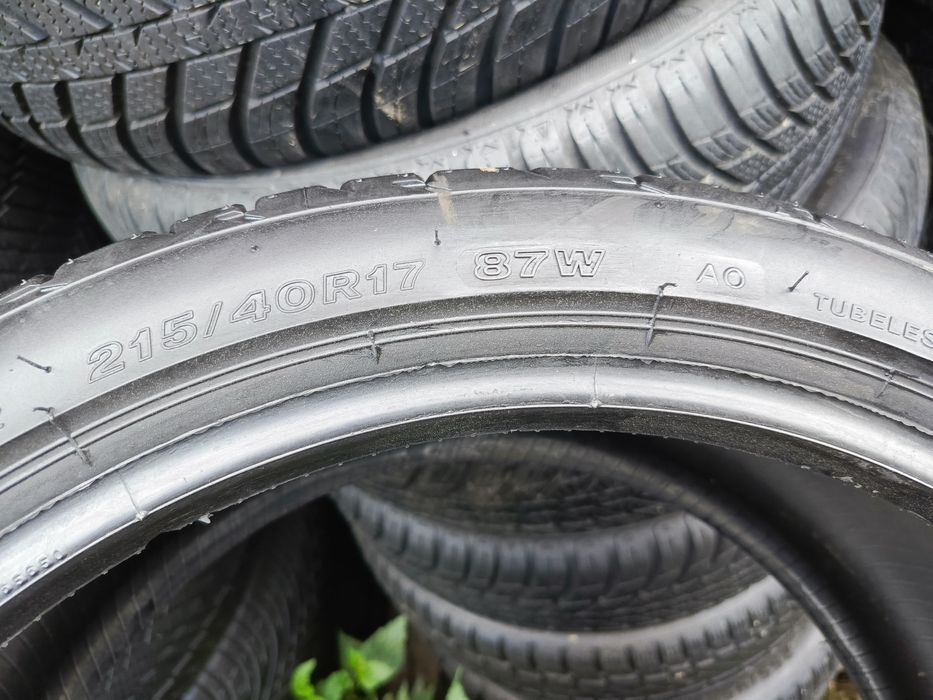 Sprzedam opony zdjęte z nowego samochodu 215/40 r17