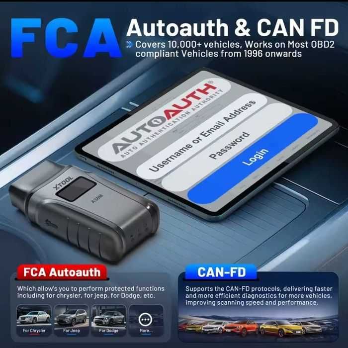 Автосканер мультимарочний OBD2 XTOOL Anyscan A30M 2025