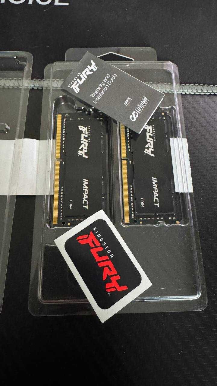 ОЗП Kingston FURY SODIMM DDR4 64GB (2x32GB) 3200Mhz (KF432S20IBK2/64)