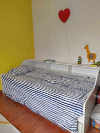 Cama solteiro com gaveta-cama