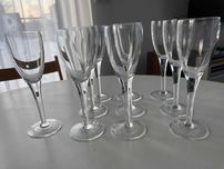 Luminarc France kieliszki do wina, vintage, PRL