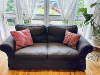 Ektorp Sofa 2-osobowa kolor ciemnoszary