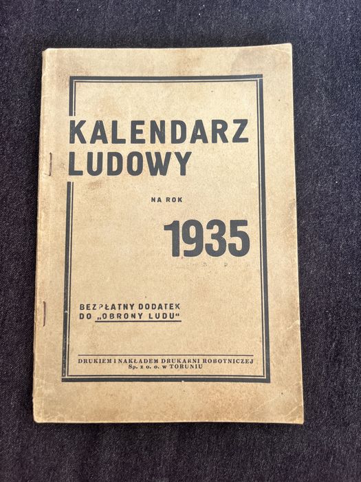 Kalendarz Ludowy 1935