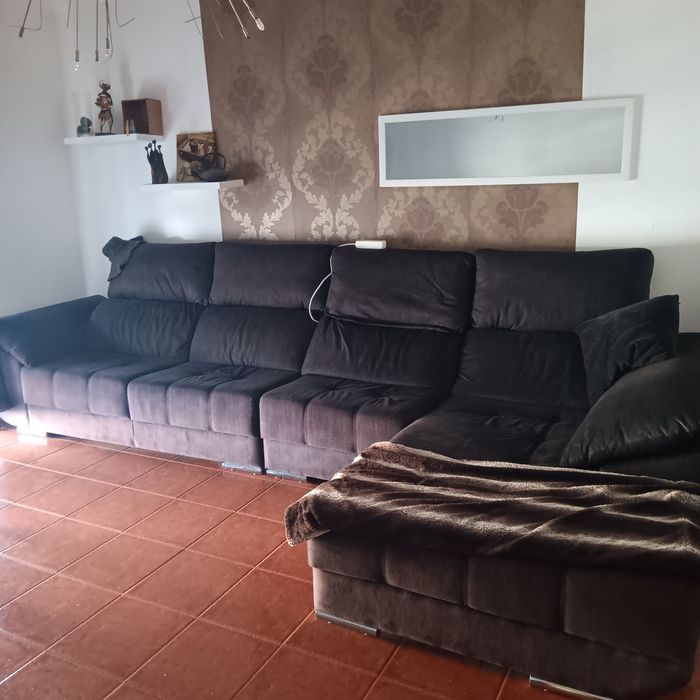 Sofa Grande com Chaise Longue