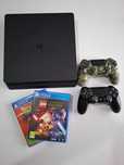 Konsola PS4 + dwa pady dwie gry