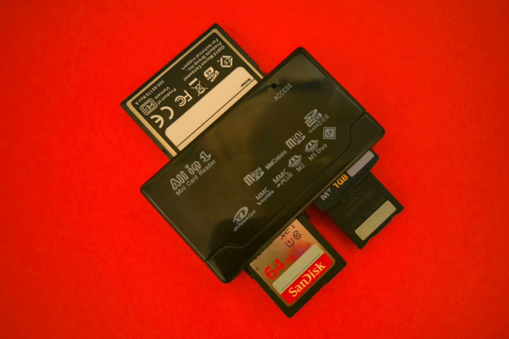 SD Картридер CompactFlash Sony ms pro duo XD M2 MMC