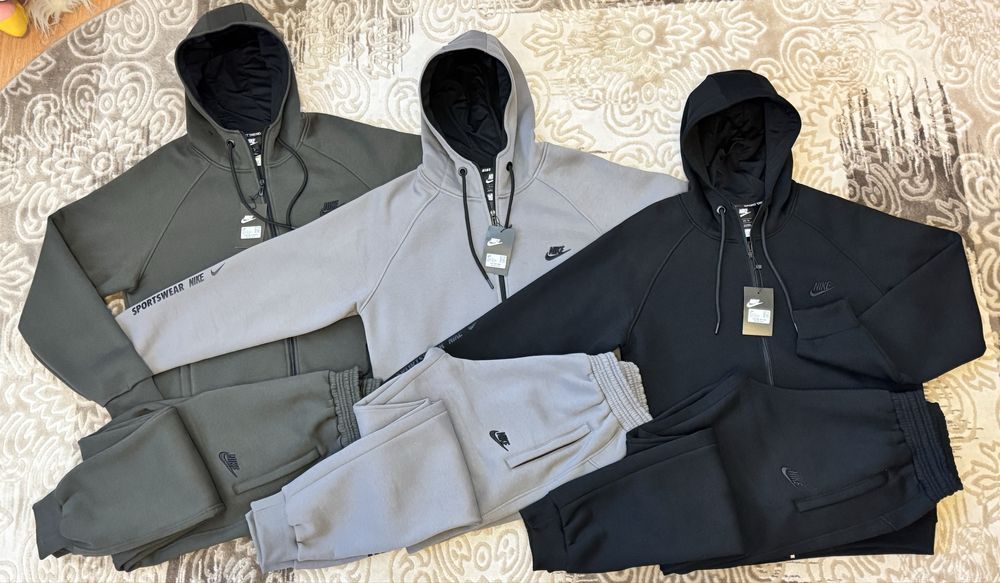 ‼️ Спортивний костюм Nike / найк костюм теплий / M-3XL / 4 кольори ‼️