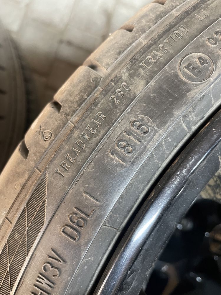 Пара літніх шин continental conti sport contact 5 225/35 r18