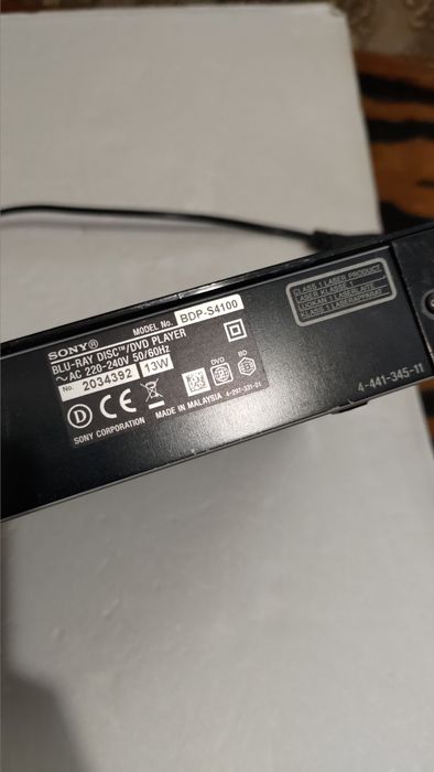 Програвач Blu-ray Sony BDP-S4100