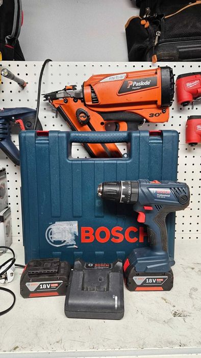 Wkrętarka udarowa Bosch GSB 18V-21 18 V 55Nm + 2x4ah