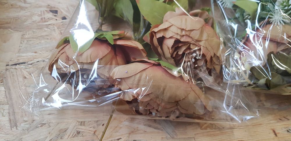 Jesienne główki kwiatowe zestaw