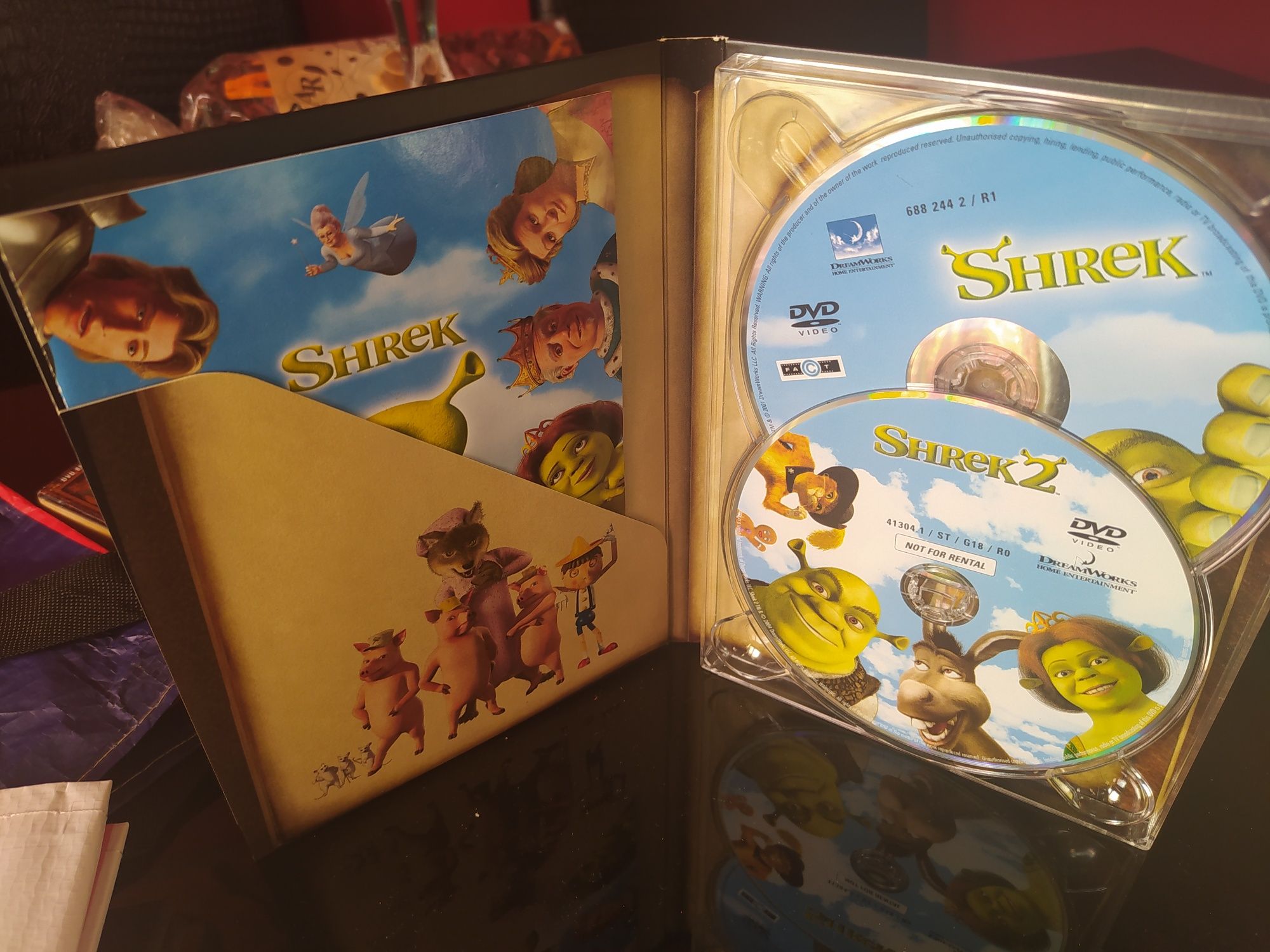 DVD Shrek 1 & 2 Edição Coleção Digipack