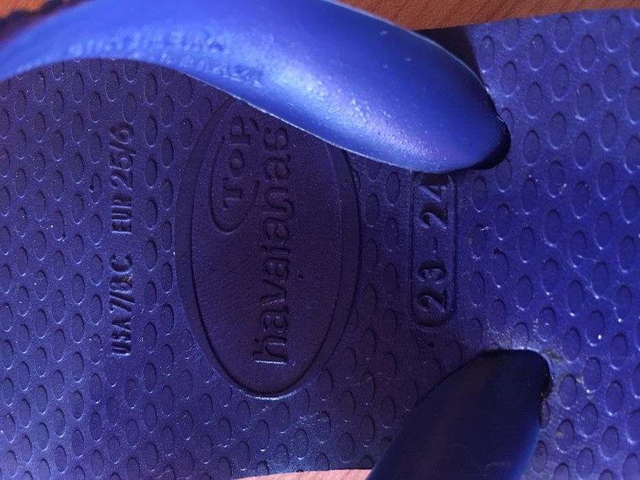 Havaianas novas made in Brasil tam 25/26