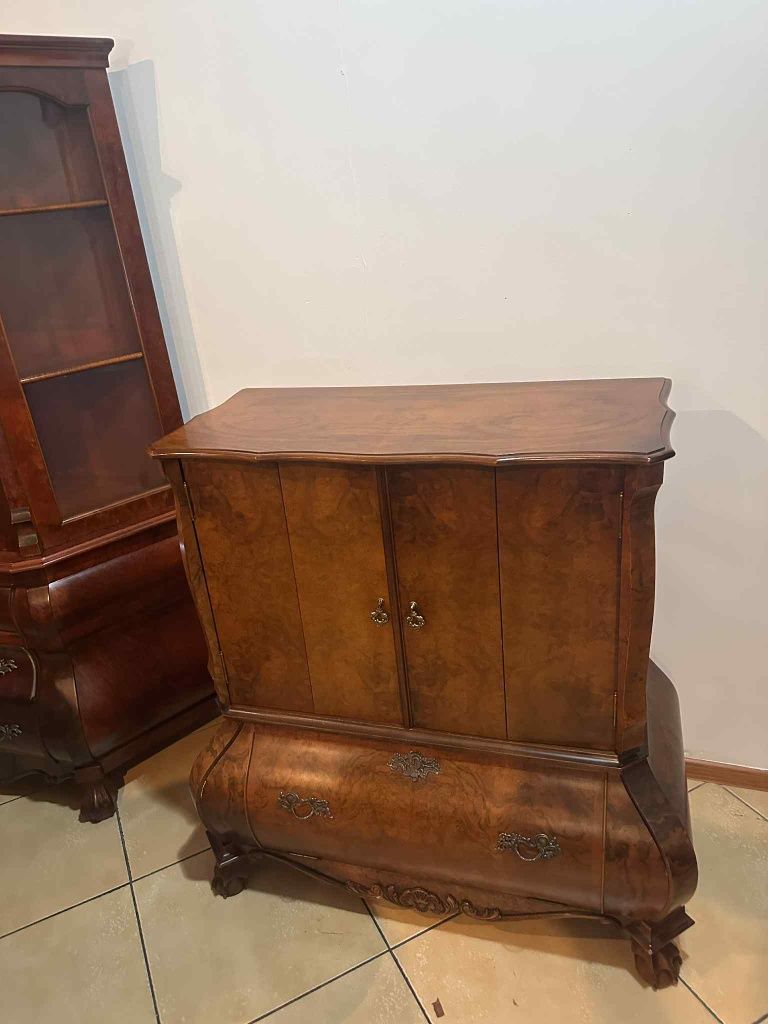 Komoda barek szafka drewniana vintage retro stylowy klasyczny mebel .