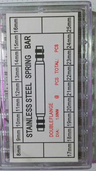 Штифты, шпильки, крепления для часов.