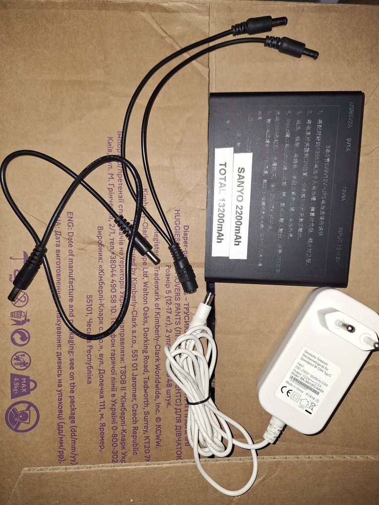 Ups для wifi 5в/9в/12в 12000мАг wifi без світла 8год. Б/у