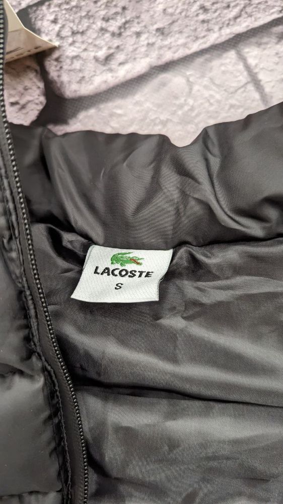 NEW ЖИЛЕТКА LACOSTE НА  ВЕСНУ!!  Мужская безрукавка черная S-XXL