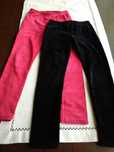 Legginsy sztruksowe rozm. 122/128